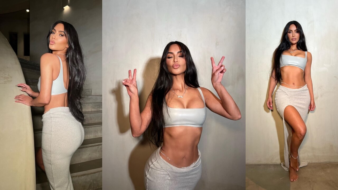 These 10 Kim Kardashian Photos Shows Off Hourglass Figure 