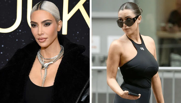 Bianca Censori Outfit Kim Kardashian Comparisons