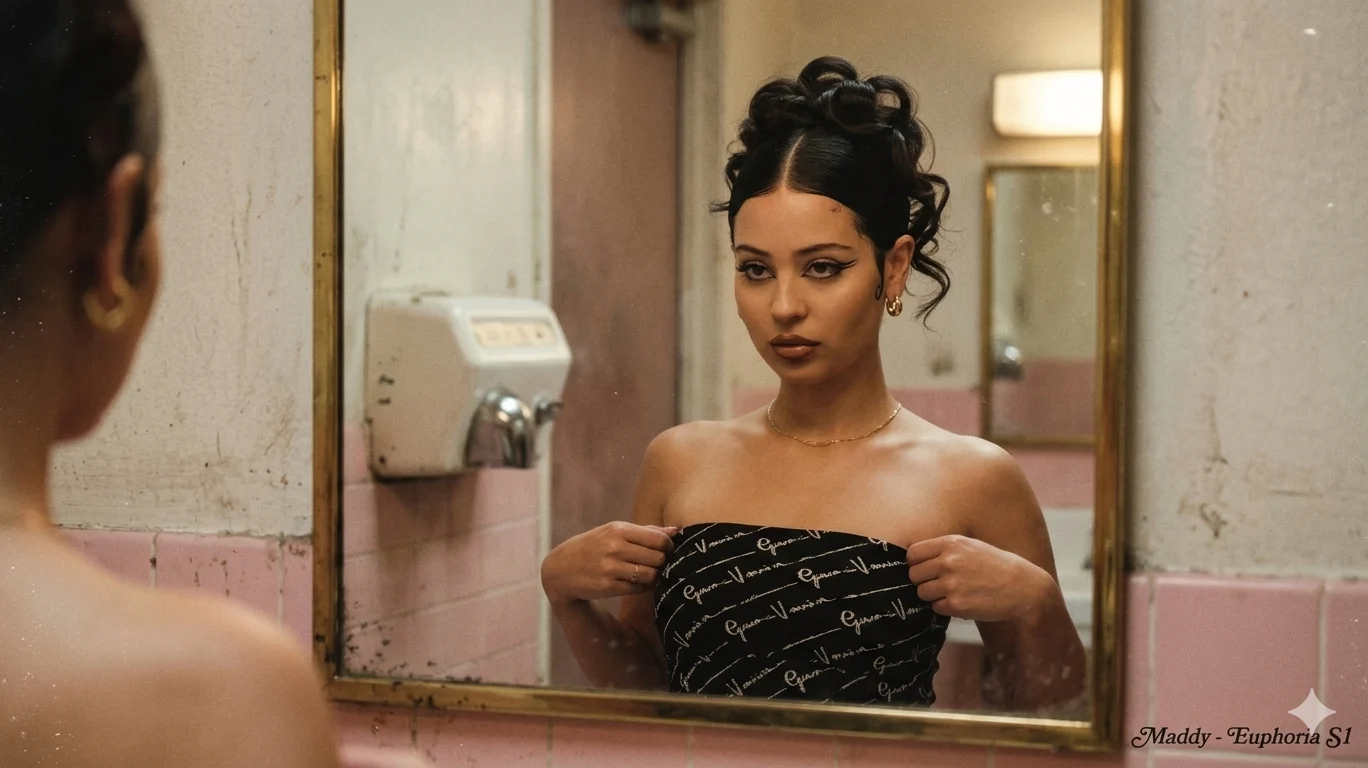 How old was alexa demie in euphoria Maddy Perez season 1 cast promo shot